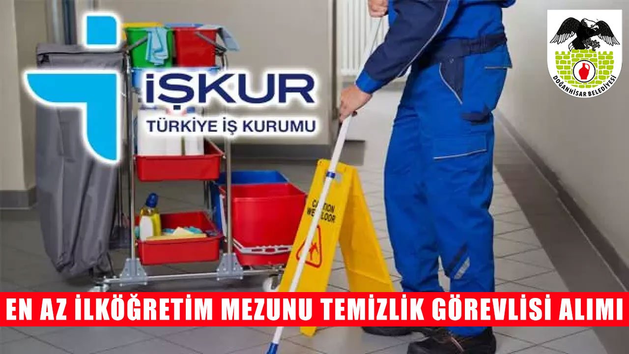 Konya'da Temizlik İşçisi Alımı! Belediye İŞKUR Üzerinden Temizlik İşçisi Alımı Yapacak
