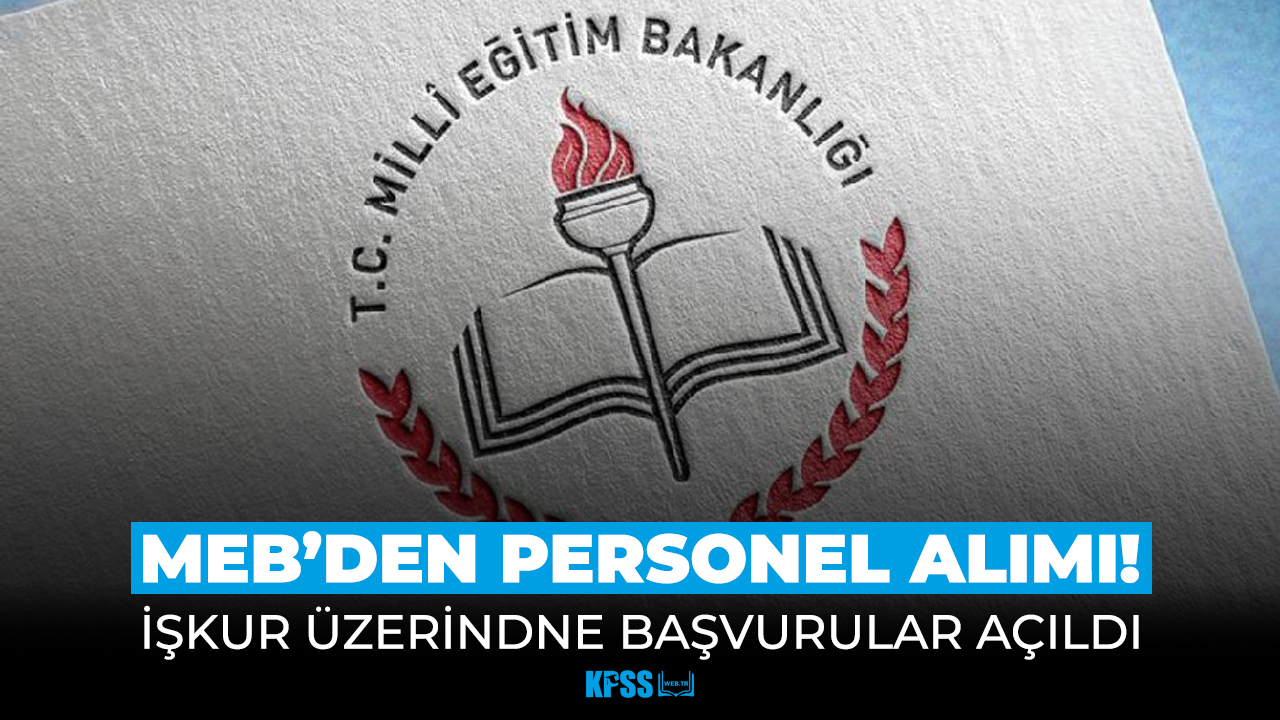 MEB açıkladı! Öğretmenevi için aşçı alımları başladı