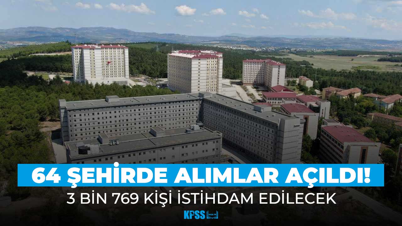 Gençlik ve Spor Bakanlığı duyurdu! 64 şehirde 3 bin 769 personel alımı başladı