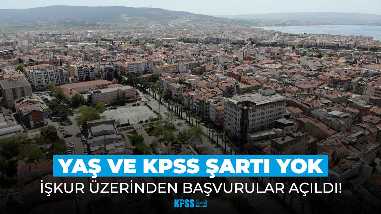 Çanakkale Belediyesi yaş ve KPSS şartsız personel alımını duyurdu