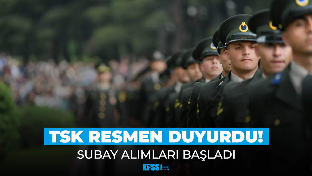 Türk Silahlı Kuvvetleri subay alımlarına başladı
