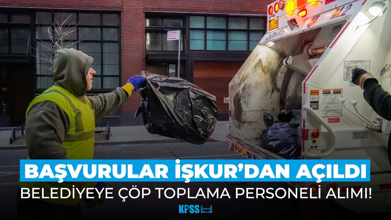 Bursa Osmangazi Belediyesi daimi işçi alımı yapıyor! İŞKUR'dan duyuruldu
