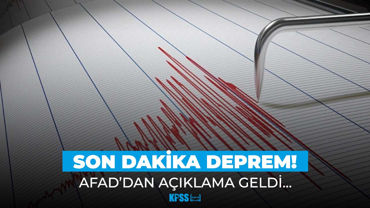 Balıkesir'de korkutan deprem! AFAD'dan açıklama geldi