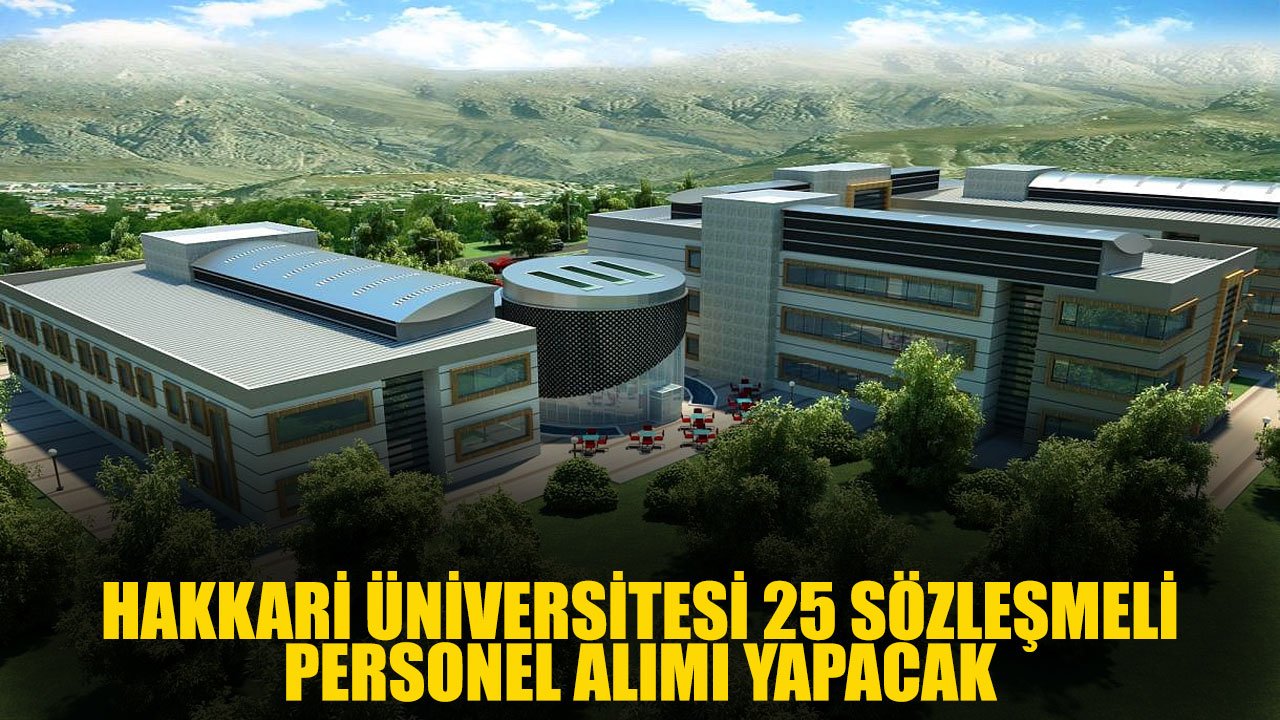 O Üniversite Kamuya 25 Sözleşmeli Personel Alımı İçin İlana Çıktı