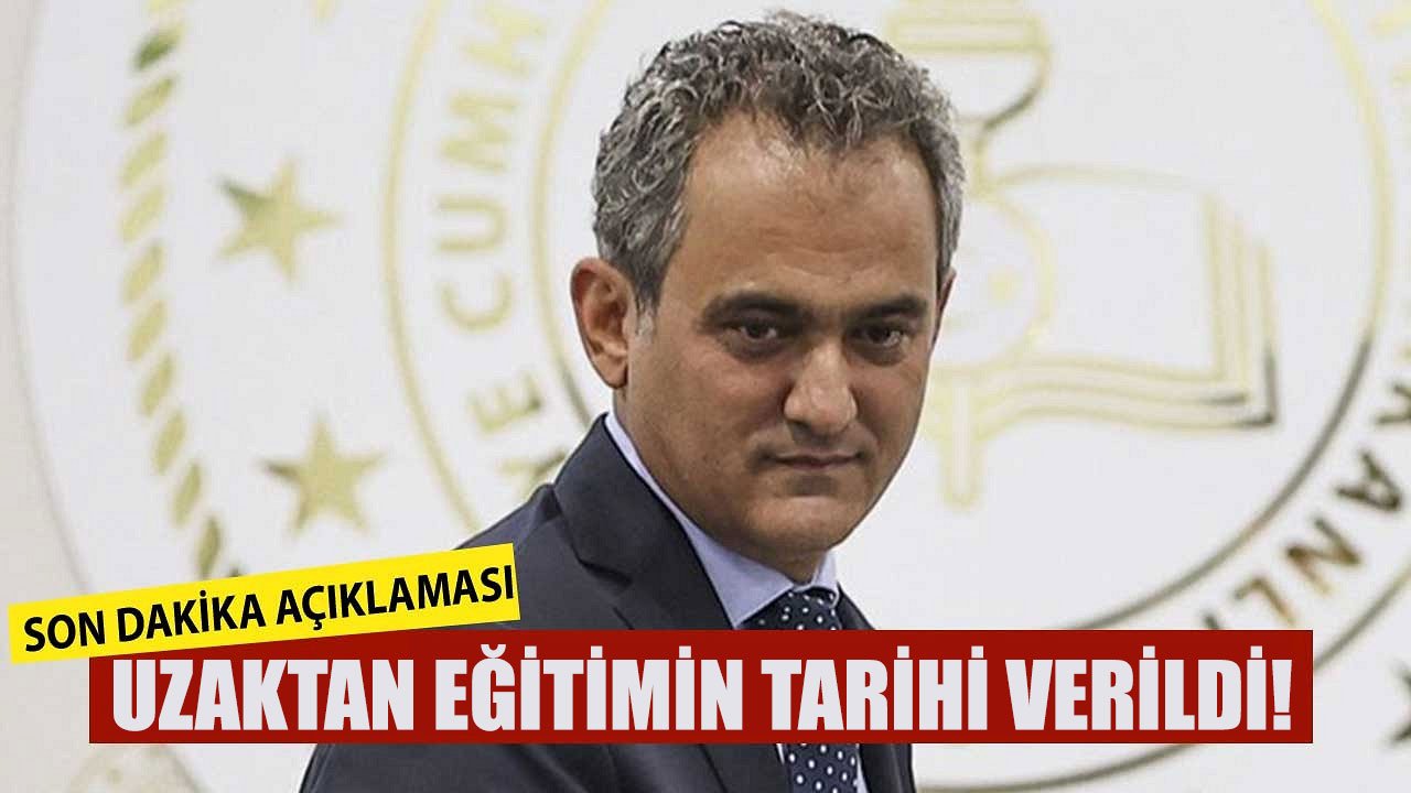2022 Yılında Uzaktan Eğitim Olacak Mı? Milli Eğitim Bakanı Mahmut Özer Açıklama Yaptı: Detaylar Haberimizde...