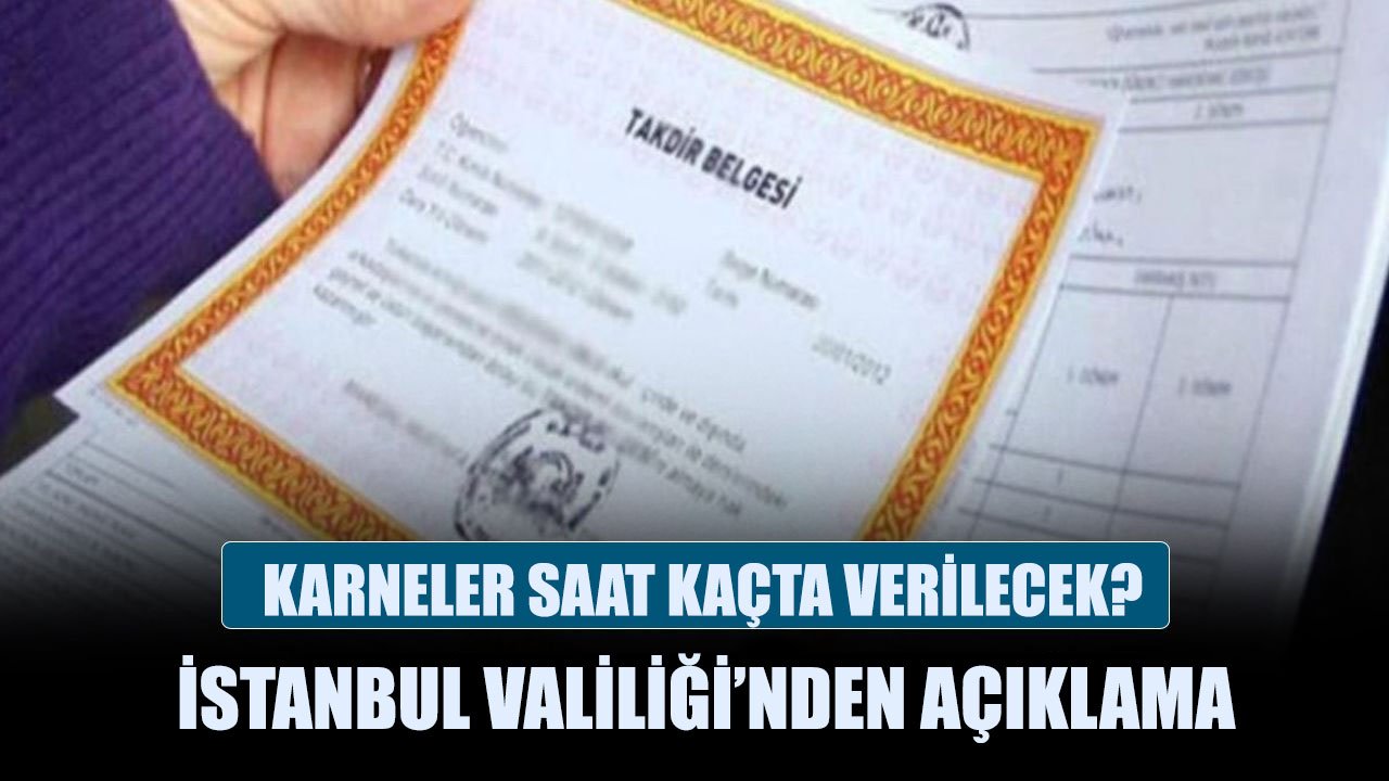 İstanbul'da Yağması Beklenen Kar Öğrencilerin Karne Saatlerini Etkiledi! Karneler Saat Kaçta Verilecek?