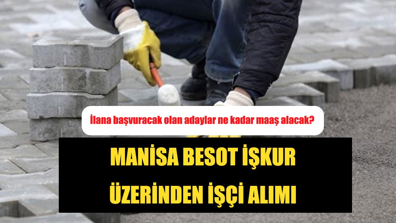 Manisa BESOT Alanında Tecrübeli Çalışma Arkadaşları Arıyor