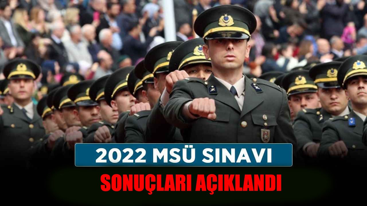 MSÜ Sınav Sonuçları Açıklandı