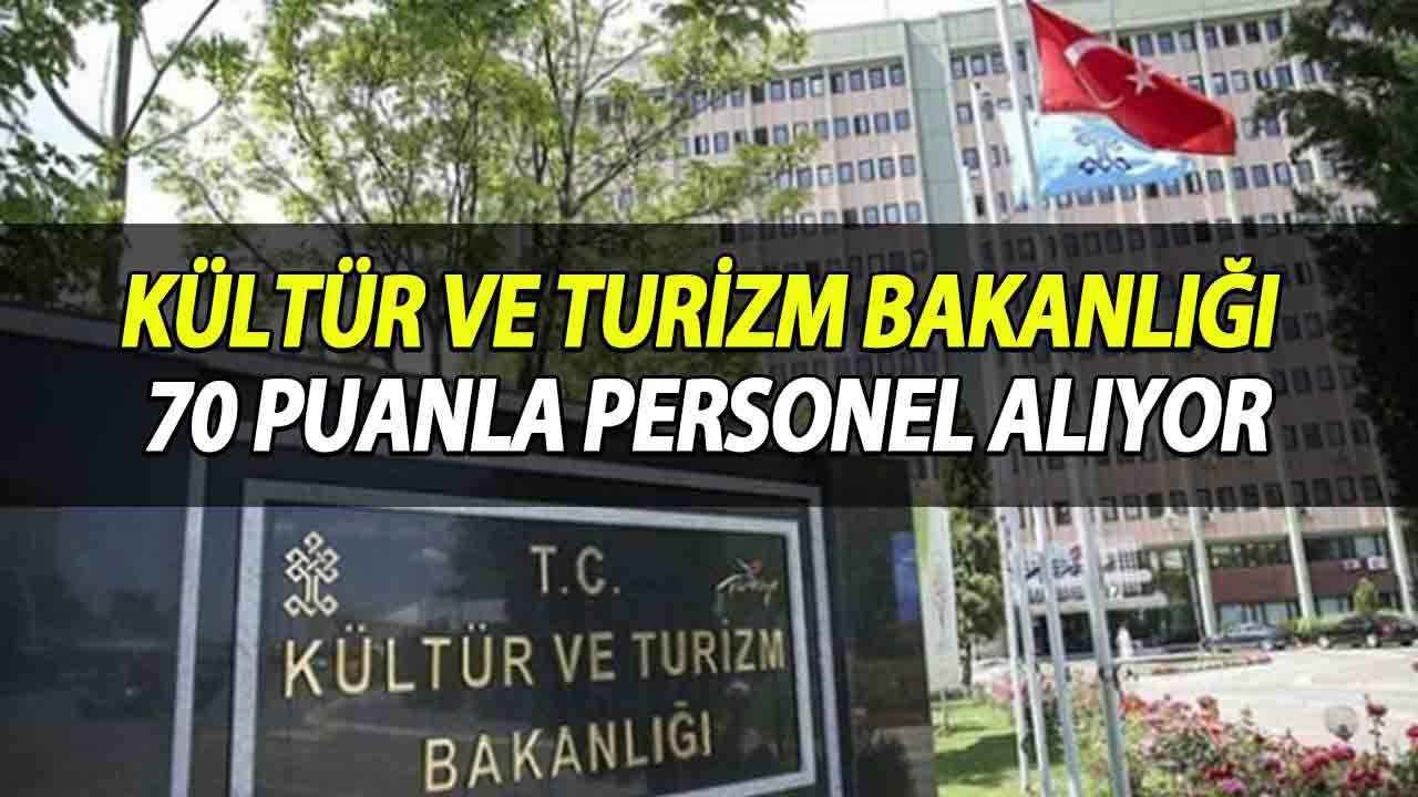 Kültür ve Turizm Bakanlığı KPSS Puanıyla 149 Sözleşmeli Personel Alımı Yapacak